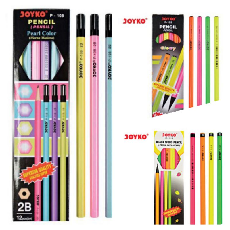 

PENSIL 2B JOYKO ISI 12 PCS