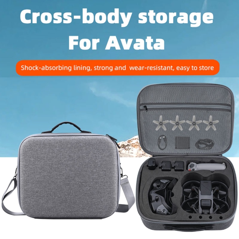 Gro Untuk Avata Tempat Penyimpanan Portable Tas Bahu Koper Hard Case Explosion-proof