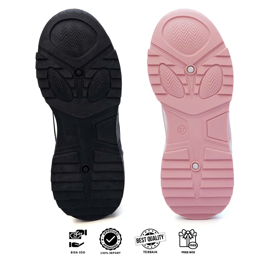 [ORIGINAL BER-HOLOGRAM] SNEAKYSHOES VANNETA SEPATU WANITA SNEAKERS SHOES K01