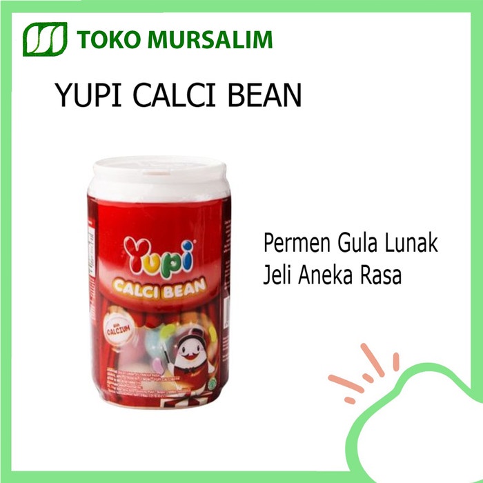 

Yupi Calci Bean Kembang Gula Lunak Jeli Aneka Rasa Botol 70gr