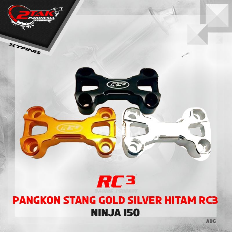 PANGKON STANG NINJA R/RR RC3 HITAM GOLD SILVER
