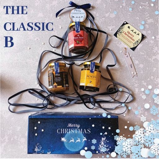 

(COD) The Classic Hampers Christmas Gift Set Hadiah Natal Bumbu Madu Selai - The Classic B