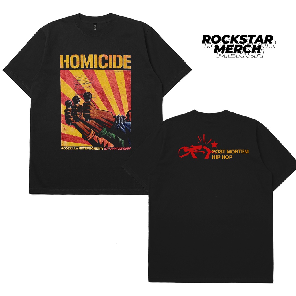 T-shirt Band Homicide Godzkilla 20th