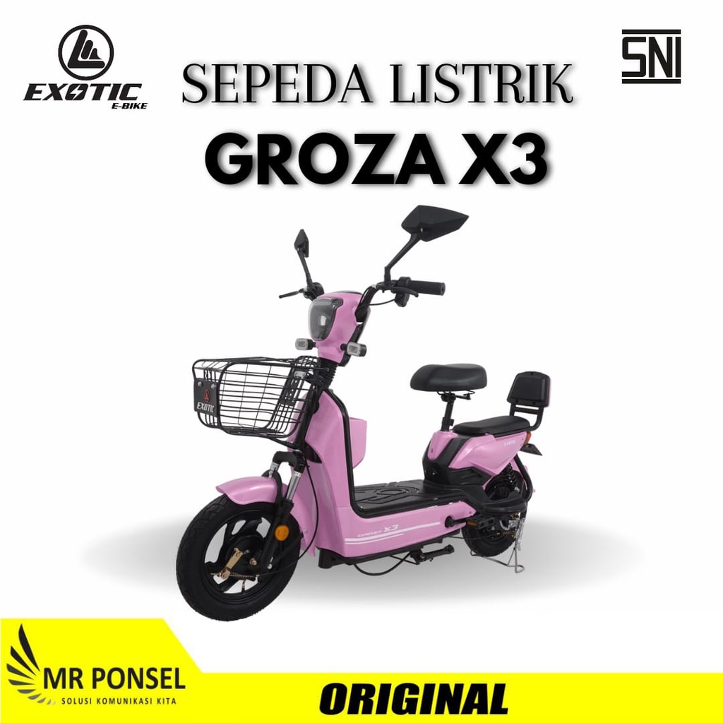 Pacific Exotic GROZA X3 GROZAX3 GROZA X 3 Sepeda listrik