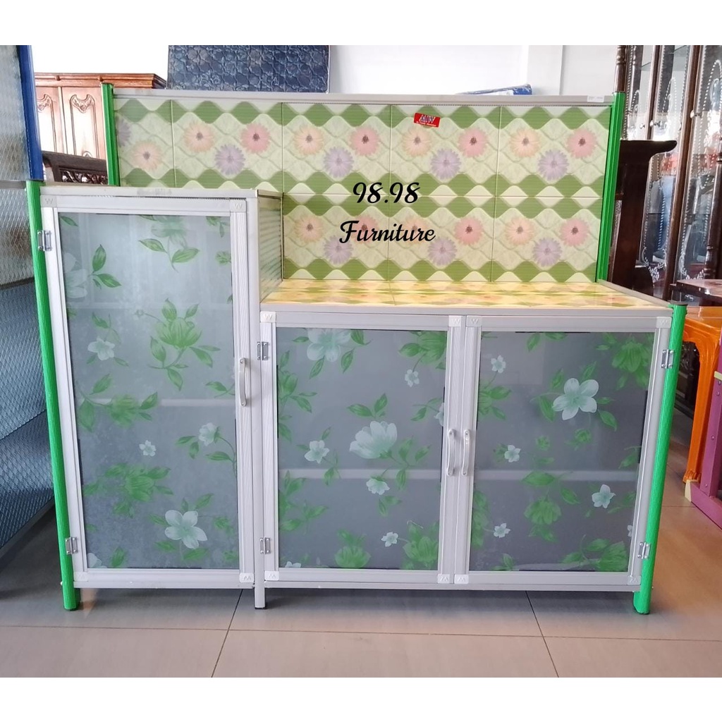 Lemari Piring - Rak Piring Aluminium - Rak Kompor - Berlaku COD