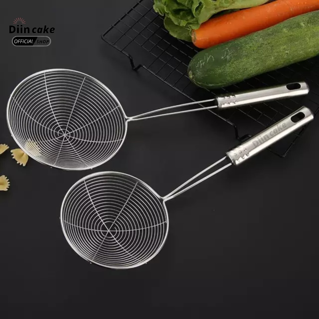 Serok / Saringan Tirisan Minyak Gorengan Masak Stainless Tahan Panas