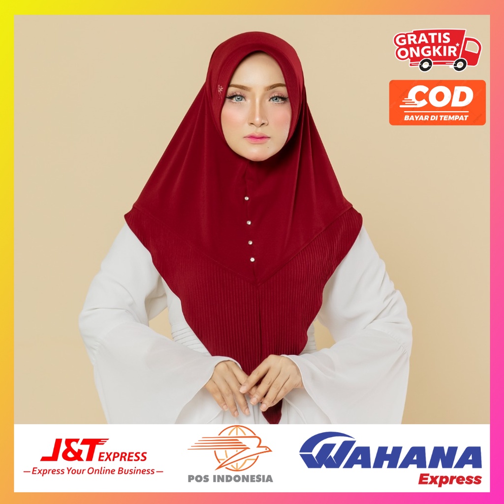 TERLARIS HIJAB DAILY BY AR RAFI AR 607 BAHAN STELLA