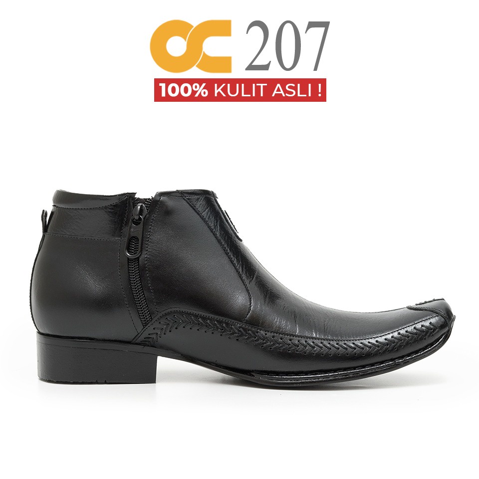 OC 207 SEPATU KANTORAN PRIA KULIT ASLI PREMIUM ODON CIBADUYUT