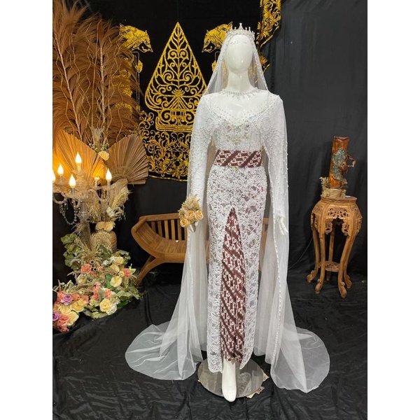 KEBAYA AKAD TUNIK PREMIUN /KEBAYA  MODEREN||KEBAYA AKAD SEMATA KAKIKEBAYA AKAD NIKAH | KEBAYA AKAD BARU