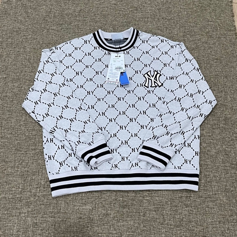 MLB Korea NY Monogram Sweater White Original
