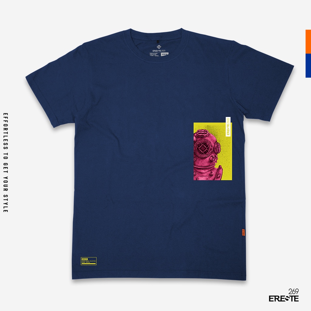 Ereste269 T-Shirt Short Sleeve Scuba Navy