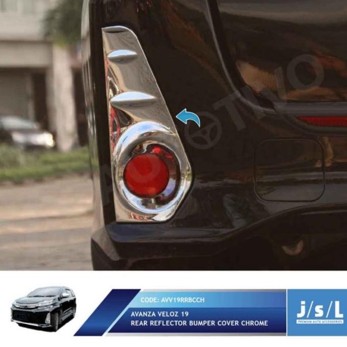 Cover Reflektor Lampu Avanza Veloz 2019 Crome