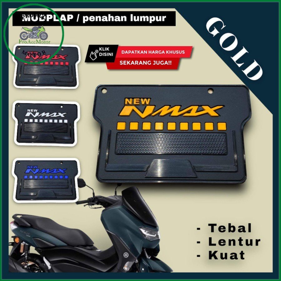 Mudflap Karet Pelindung Lumpur Yamaha New Nmax 2020 2021 2022 (proaccmotor)