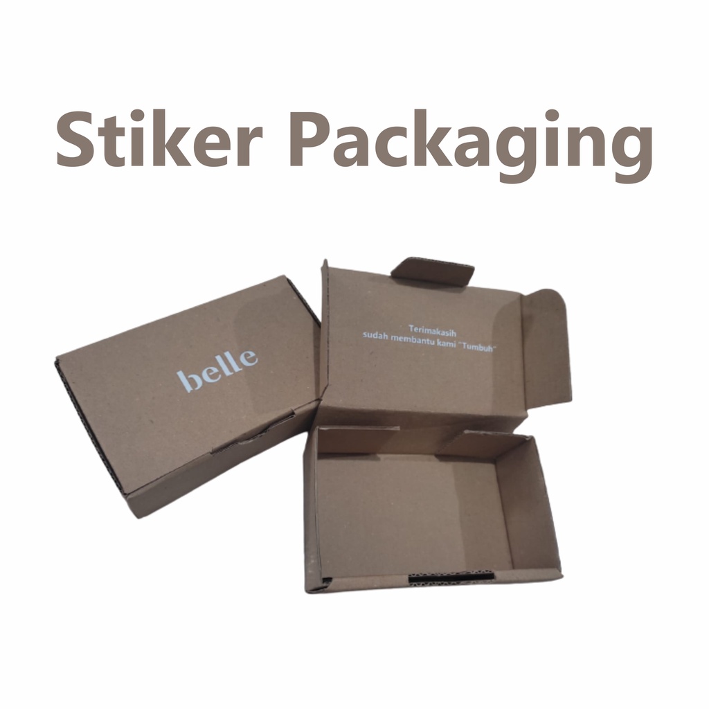 

Stiker Packaging MURAH dan TIDAK ADA MINIMAL ORDER