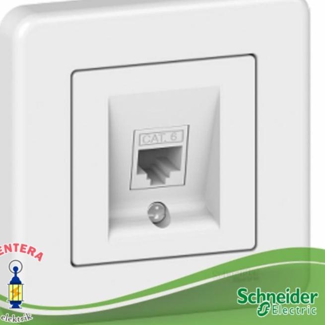 SCHNEIDER LEONA SOKET DATA CAT6 OUTLET RJ45