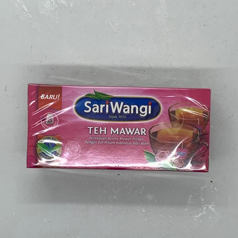 

TEH CELUP MAWAR SARIWANGI 1.85 GR X 25 PCS - TEH MAWAR