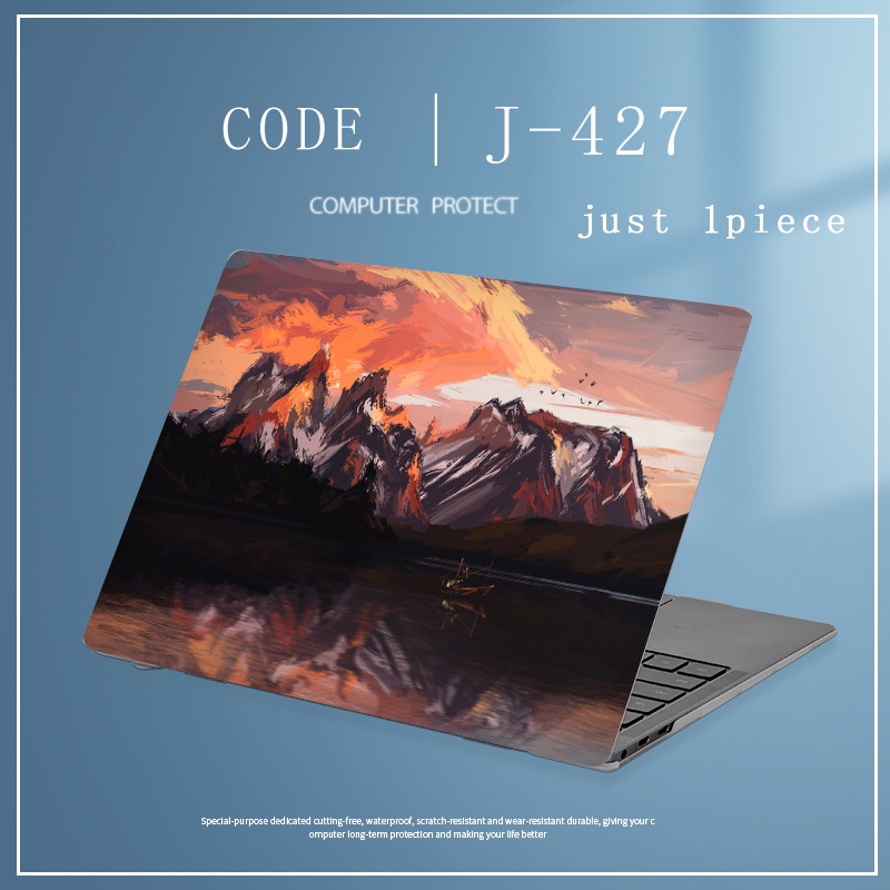 1pc Universal Bebas Potong (COD) Stiker Kulit Laptop Custom Untuk Dell Inspiron 5420inspiron 15 3515 14 &quot;15.6&quot; Notebook Komputer Decal Game Iron-Man Avengers Theme Designs Covers