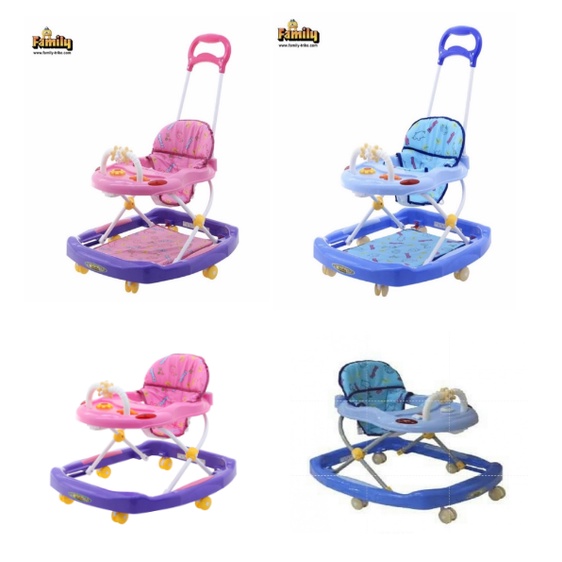 Jual Baby Walker family 7758 pakai dorongan Baby Walker 7718L