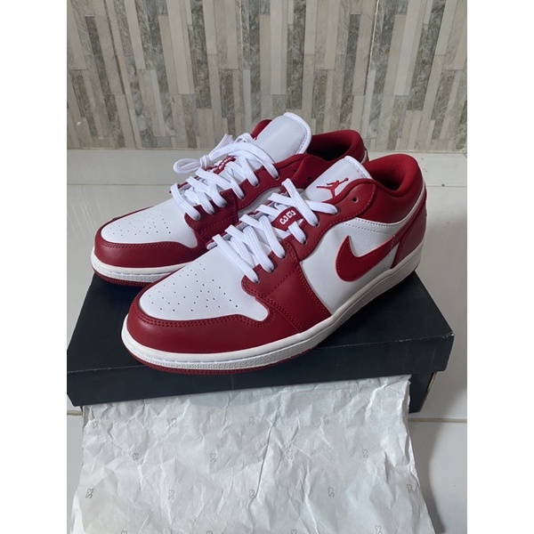 Nike Air jordan gym red white low second