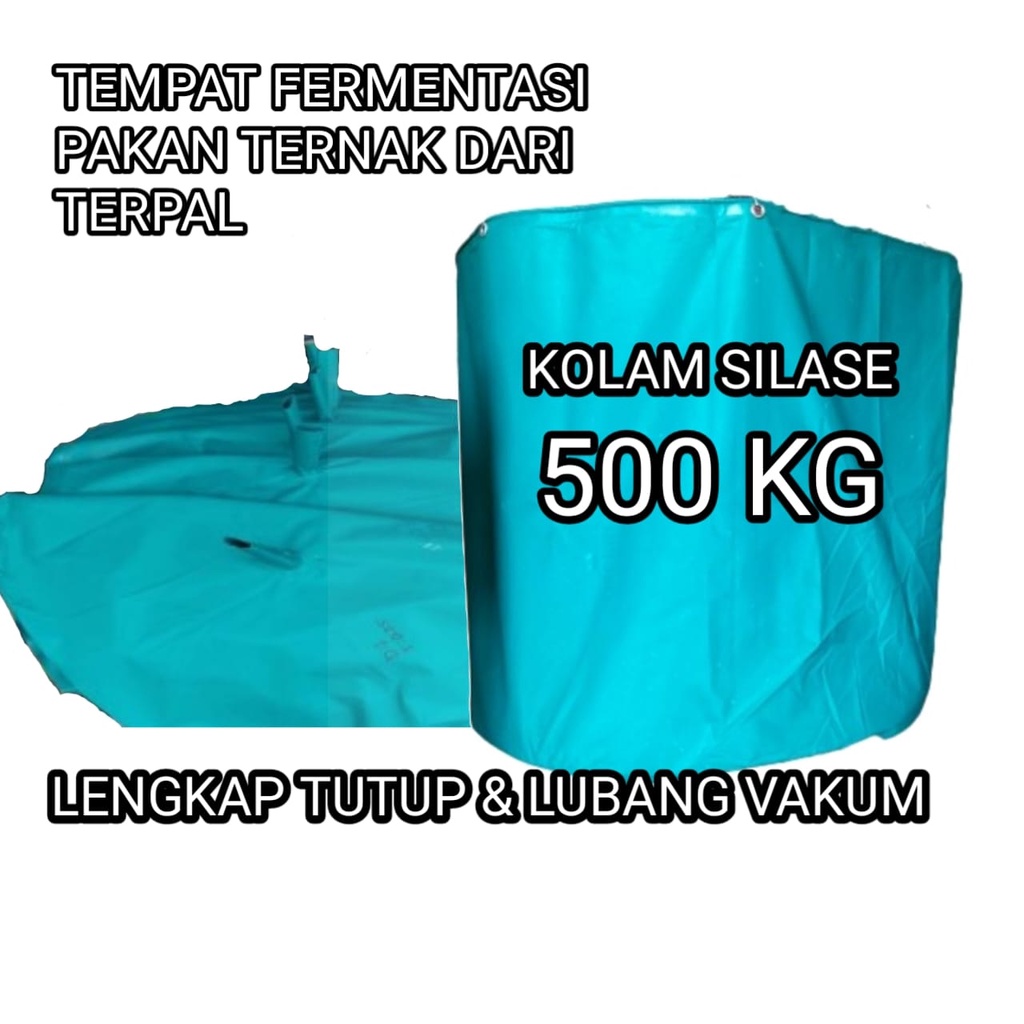 Jual Kolam Plastik Silase Fermentasi Hijauan Daun Penyimpanan Pakan Ternak Kambing Kapasitas