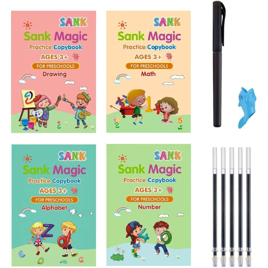 Buku Sank Magic Set Practice Paket Lengkap Latihan Menulis Belajar Anak