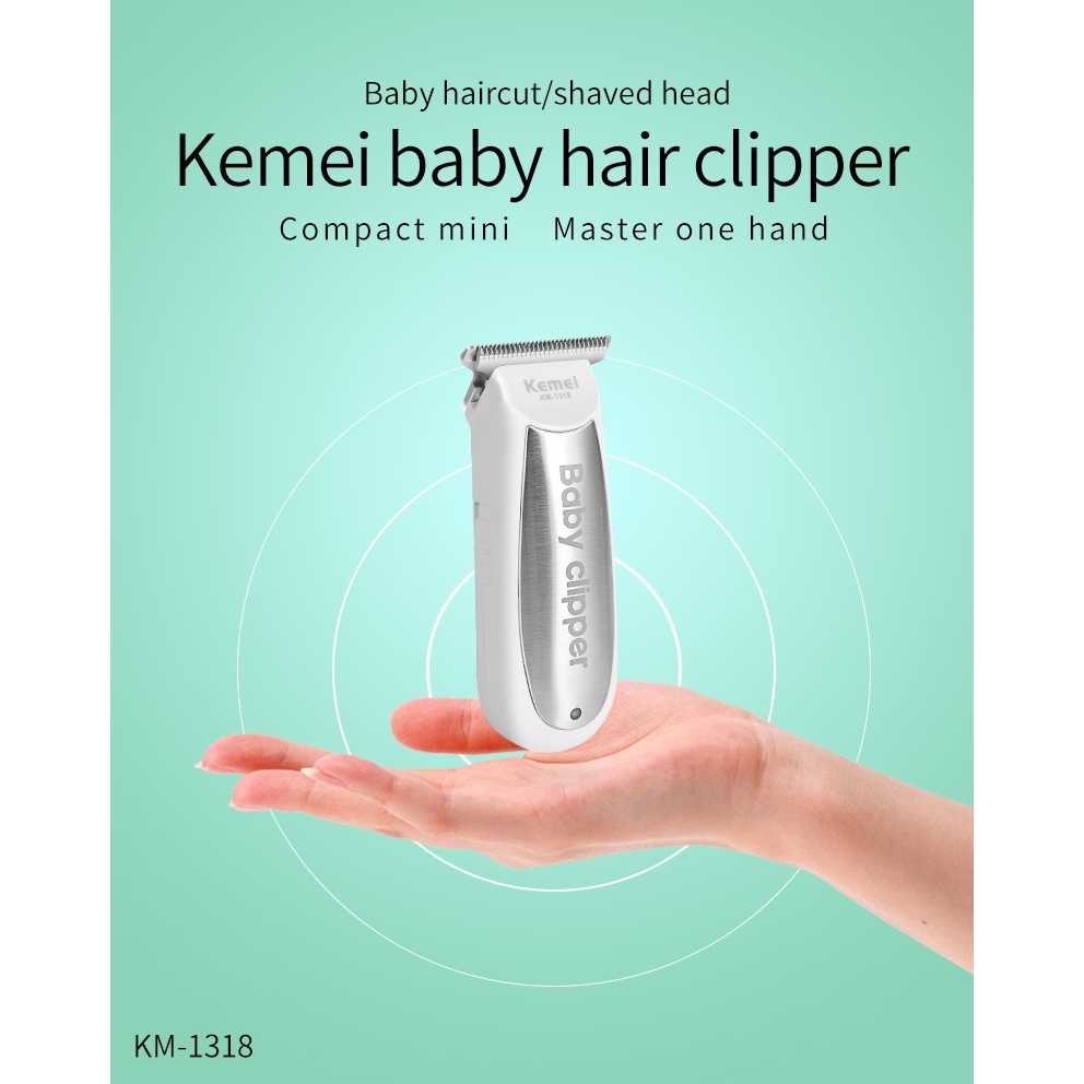 KEMEI KM-1318 - Baby Clipper - Pencukur Rambut Elektrik Anak-anak