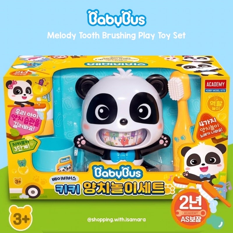 Babybus Melody Tooth Brushing Play Toy Set / Mainan Menyikat Gigi