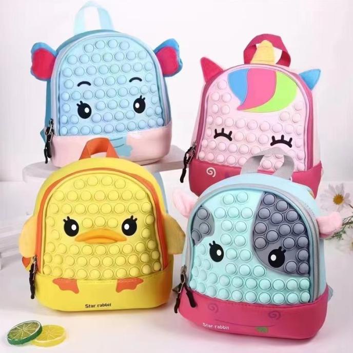 Tas Ransel Anak Lucu Pop It Terbaru Import Batam Kito.ID - Tas lucu