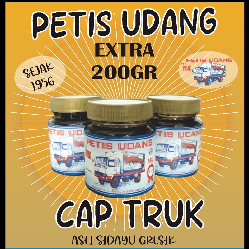 

Petis Udang Cap Truk Kualitas Extra (200gr)