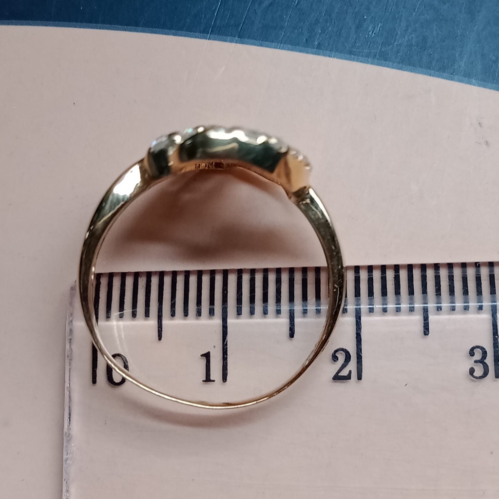 Cincin emas 17K - 2.5 gr kadar 750 - 3864