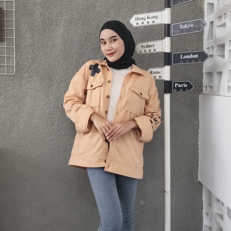 OUTSIDER JACKET sweater pria kancing sweater unisex sweater cewek kekinian