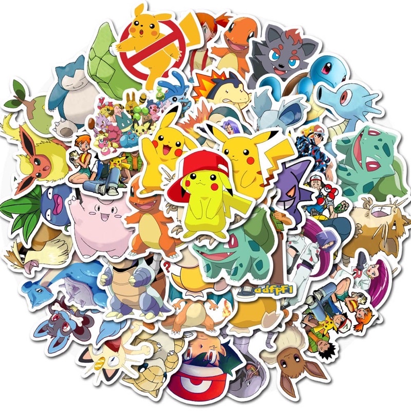 

Stiker Animasi Pokemon Klasik Jepang Anti Air Untuk Skateboard gitar laptop motor