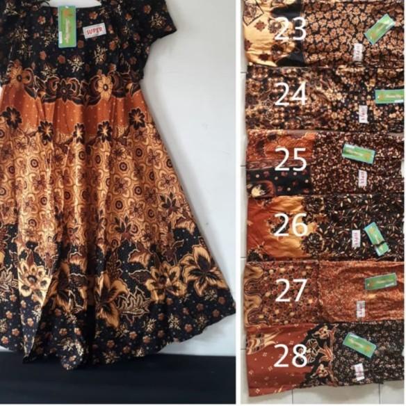 Daster Kencana Ungu Serut Payung / Klok