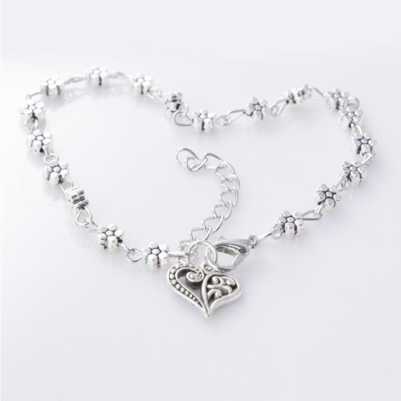 MORYMOSHI G29 Gelang Kaki Wanita Bunga Love Fashion Korea
