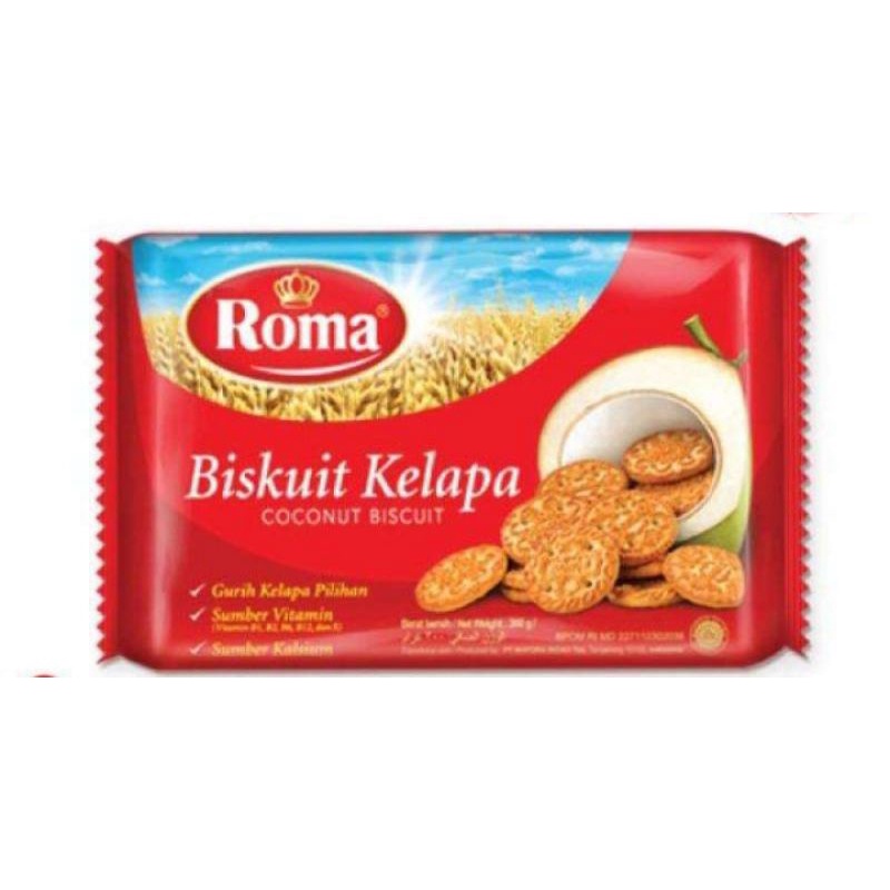 

Roma Biscuit Kelapa 300g Roma Kelapa / Fresh Pack/Nissin