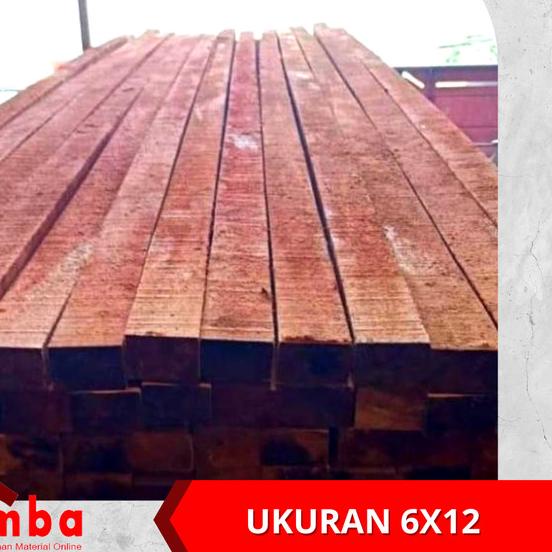 BALOK KAYU 6X12 KAMPER HARGA 1 BATANG | kamper 6 x 12 kayu