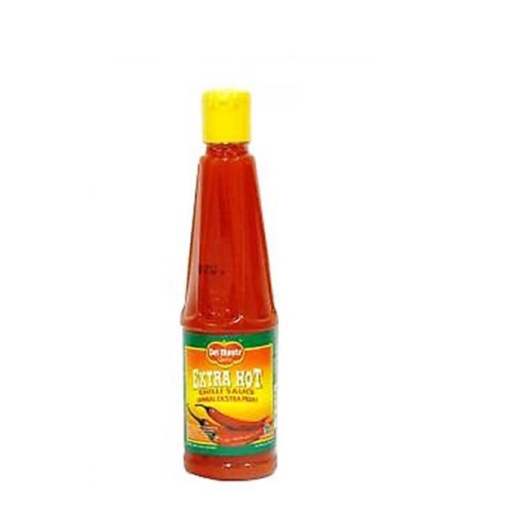 

き Delmonte Saus Extra Hot Chilli 265 mL に