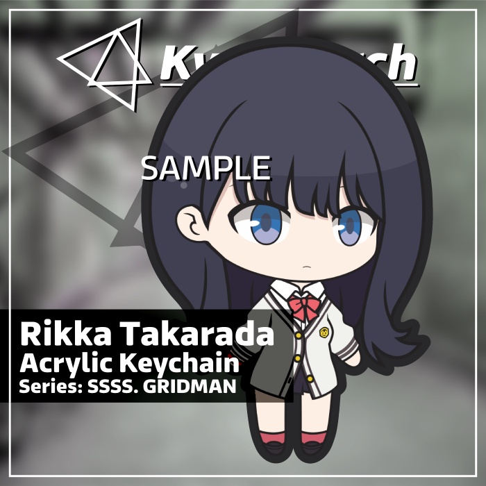 Keychain SSSS.GRIDMAN Rikka Takarada
 | KyraMerch Anime Fanmerch Dealer