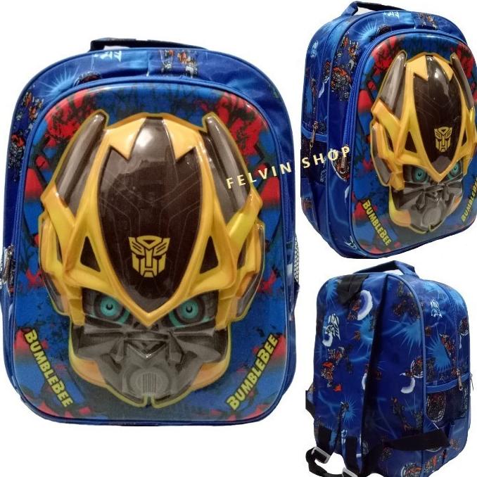 Tas Ransel Sekolah Anak laki Laki TK BUMBLEBEE BM MIKA LED