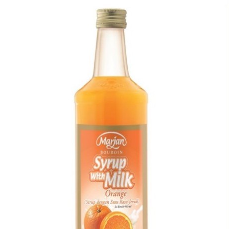 SIRUP SUSU ORANGE MARJAN SYRUP WITH MILK 460ML