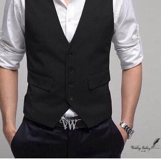Vest rompi pria dalaman jas ready stok XXL
