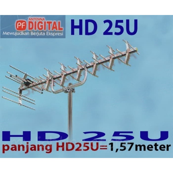 Antena digital pf hd 25 hd u 25 hdu25 pf 25u 25hd 25 hdu outdoor Promo