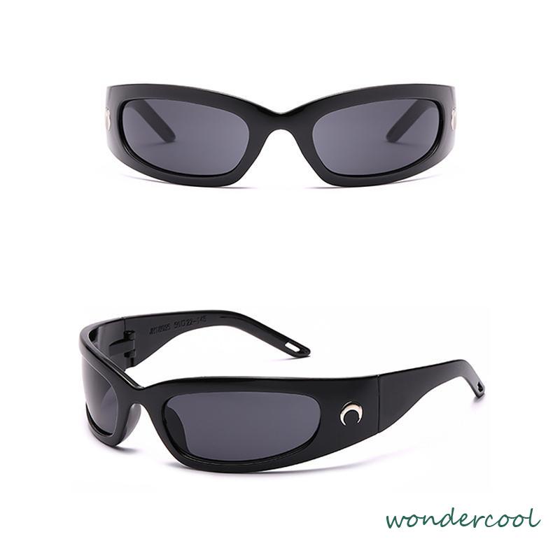Kacamata Sepeda Kacamata Pria Hitam Uv400 Kacamata Motor Kacamata Sport Ourdoor Fashion Sunglasses-Won