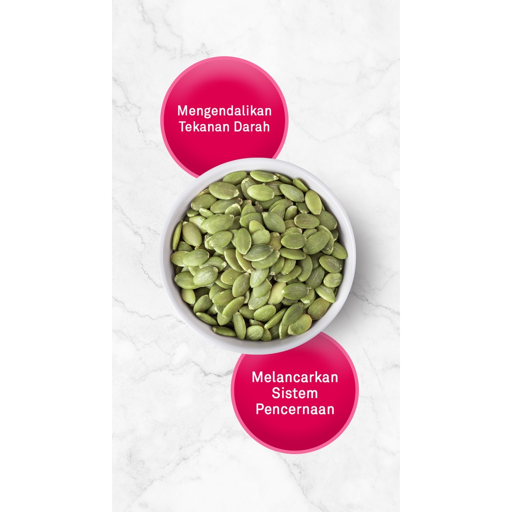 Pumpkin Seed Raw kuaci Biji Labu Mentah 1KG Natural Premium Alami