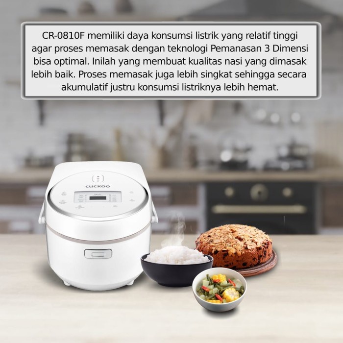 CUCKOO Rice Cooker Magic Com Digital 1,44L 1,4 Liter CR 0810F 0810 F