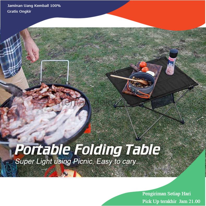 TD - PR TOPX Meja Lipat Piknik Foldable Portable Ultralight Table - TX588