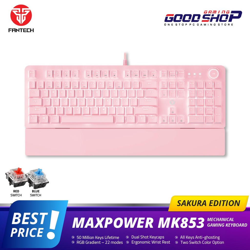 FANTECH Maxpower MK853 / MK-853 Sakura Edition - Gaming Keyboard