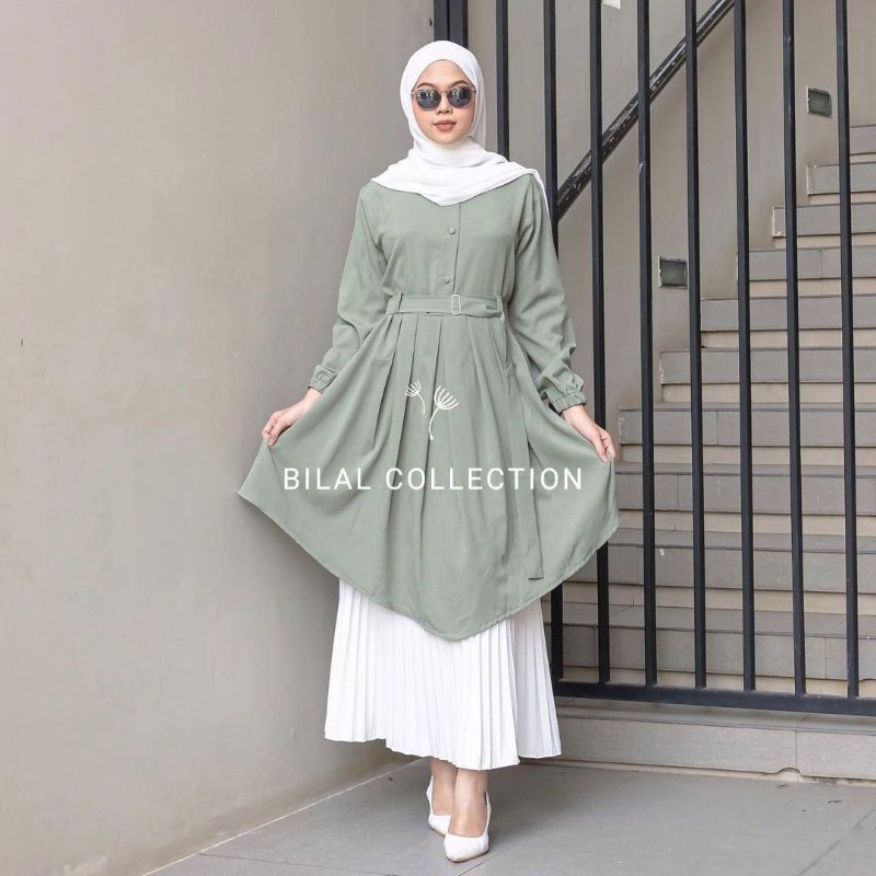 Tunik Amanda Terbaru tahun 2022 Murah Polos Kekinian / Tunik Wanita Polos