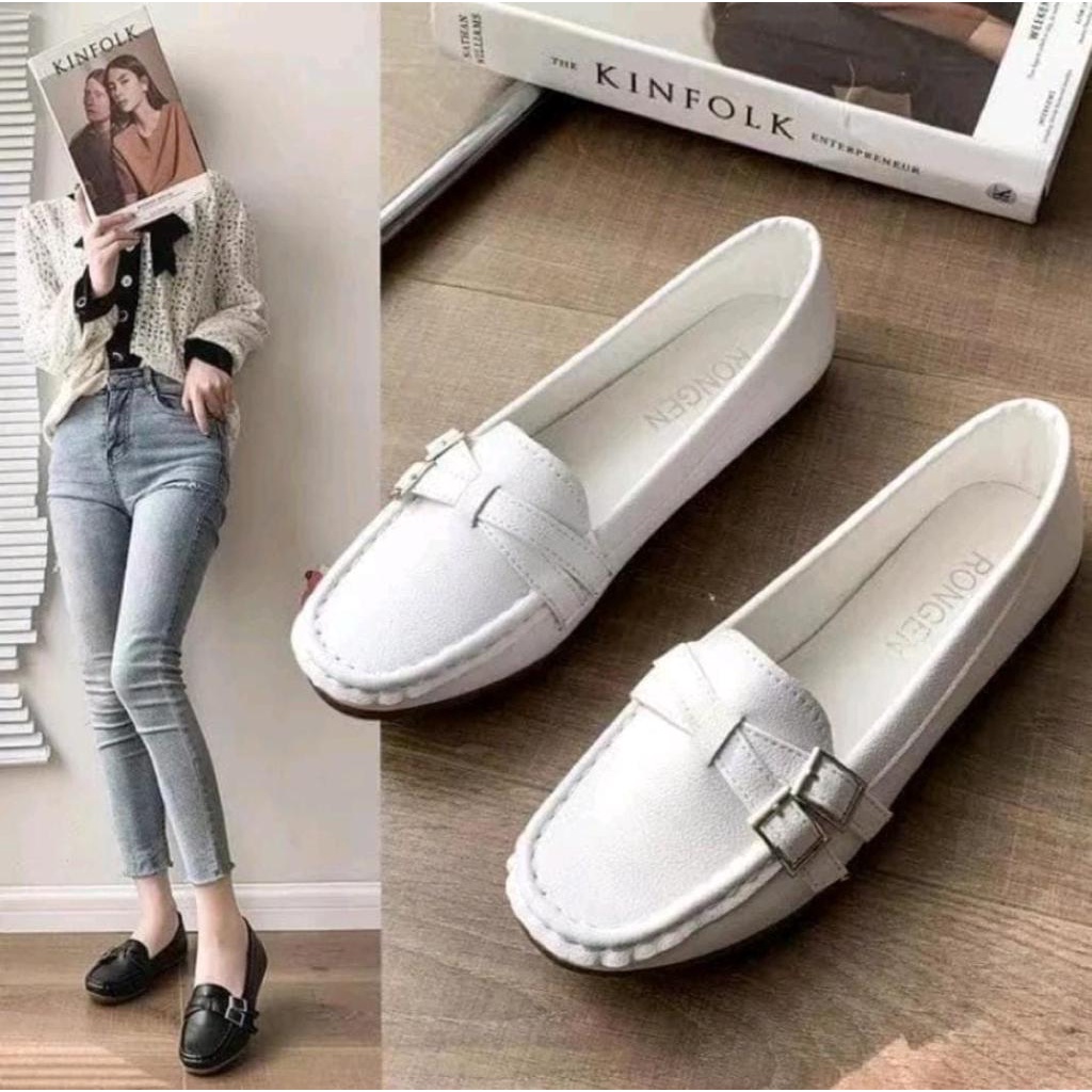 JP 01 SEPATU WANITA FLAT KARET