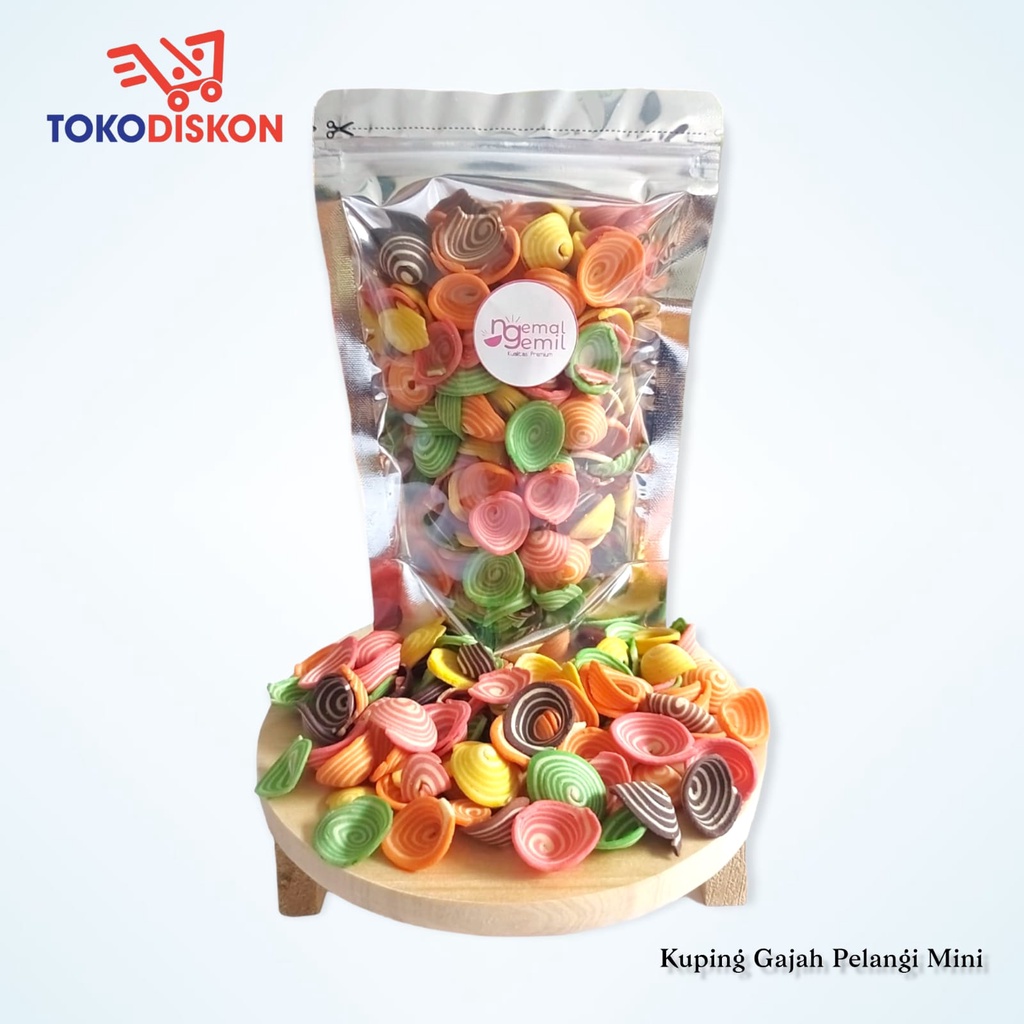 

Kuping Gajah Mini Pelangi Homemade / Premium